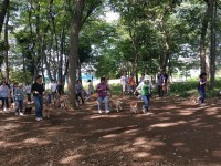 最後にお玉リレー