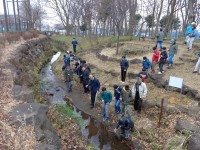 せせらぎ広場に到着